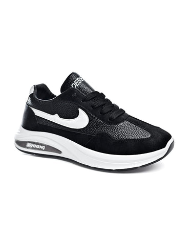 6823 - Sportive Sneakers , From Knit Textile For Women