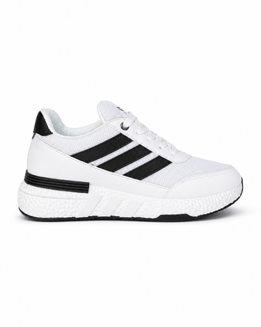 M600 - Fashion / Sportive Sneaker from Mixed chamois and textile For Men